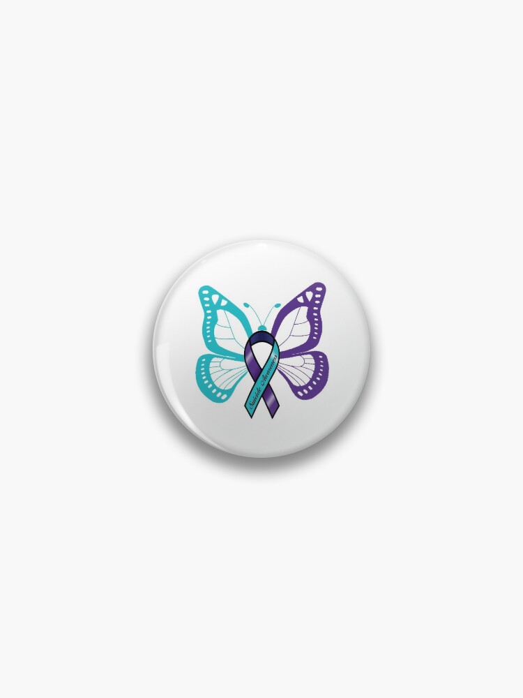 Pink and Purple Butterfly Pin | Novelty Pins | Unique Pins | Fun Pins | Cute Pins