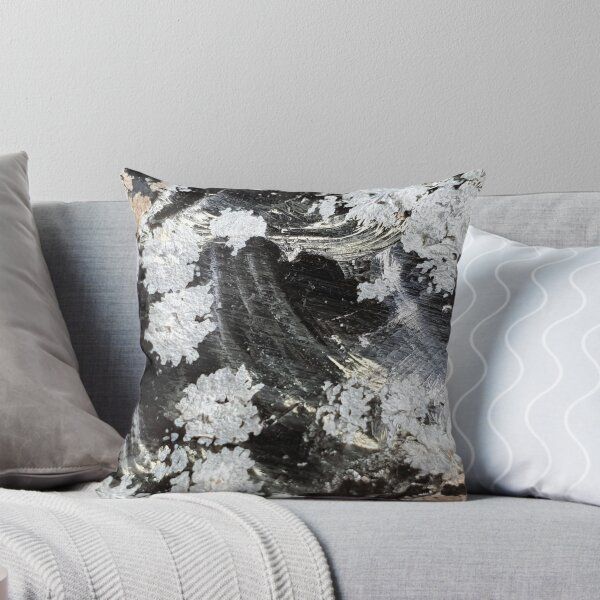 Item preview, Black white Snowflake Obsidian Stone. Natural crystal photography designed and sold by empowercrystals.