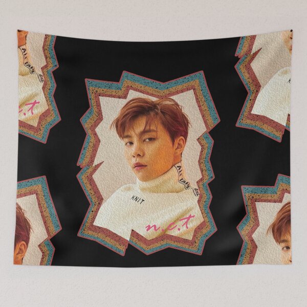 Item preview, Johnny Suh NCT Johnny Korean Kpop Retro Color Oil Paint Design designed and sold by Piosenka Art.