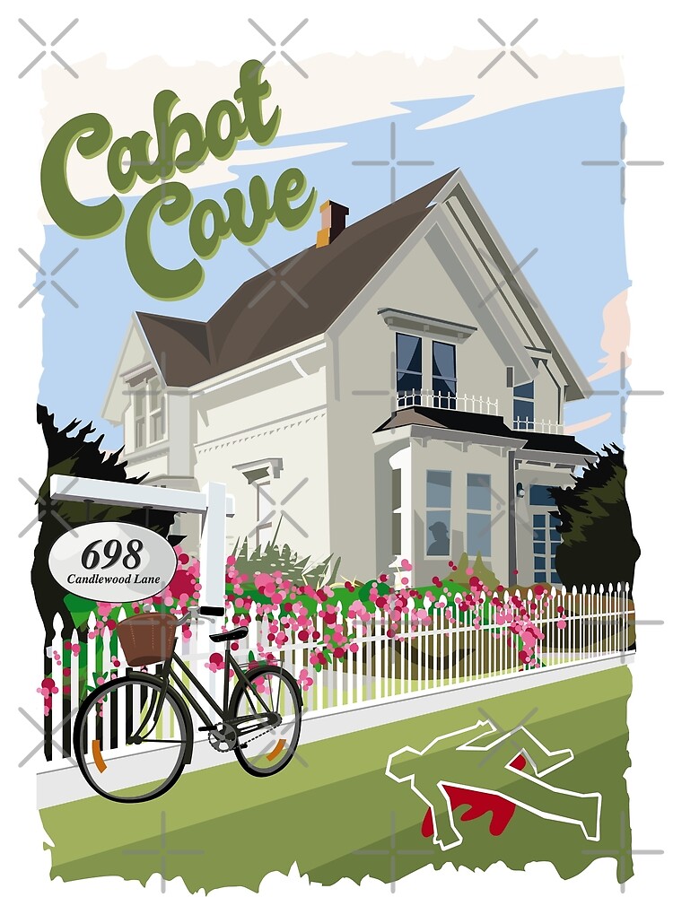 Imagen 5 de 5, Camiseta gráfica con la obra Cabot Cove, la casa de Jessica, diseñada y vendida por rampad1.