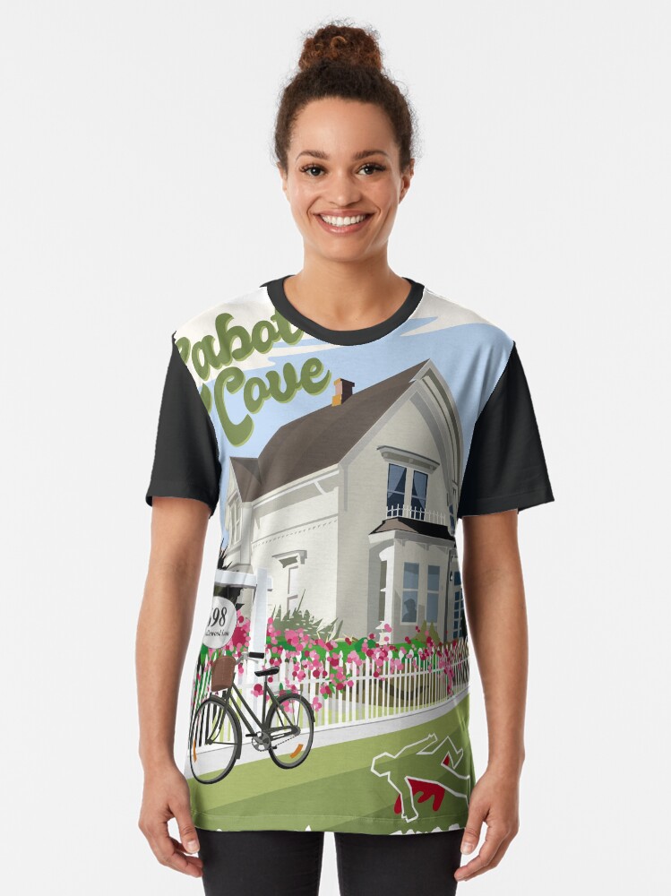 Imagen 2 de 5, Camiseta gráfica con la obra Cabot Cove, la casa de Jessica, diseñada y vendida por rampad1.