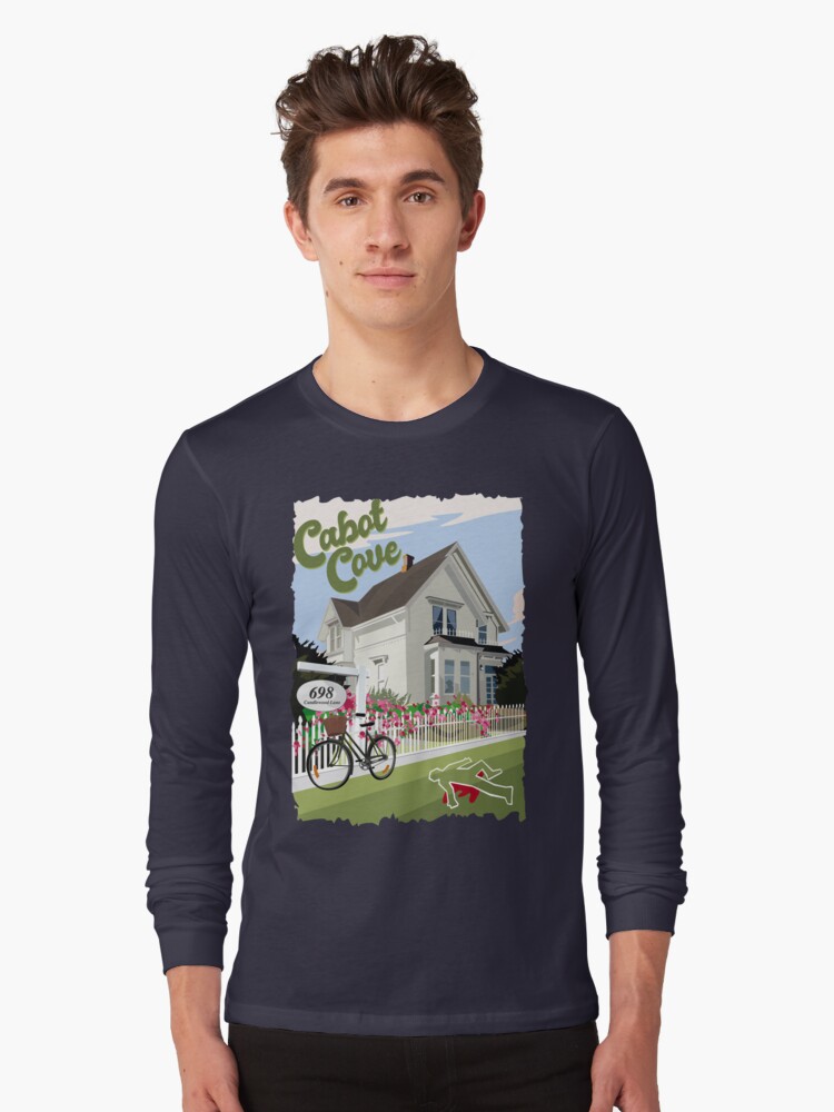 Imagen 1 de 5, Camiseta de manga larga con la obra Cabot Cove, la casa de Jessica, diseñada y vendida por rampad1.