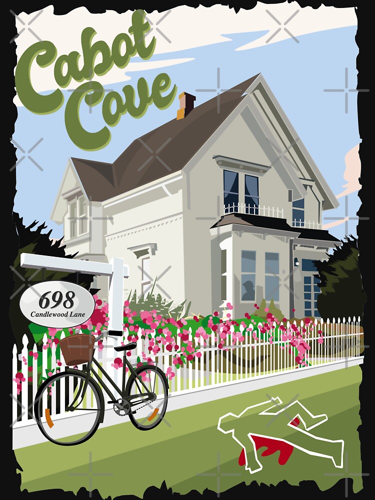 Imagen 7 de 7, Camiseta deportiva con la obra Cabot Cove, la casa de Jessica, diseñada y vendida por rampad1.