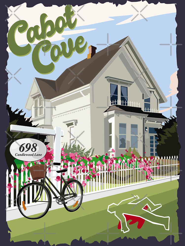 Imagen 5 de 5, Camiseta de manga larga con la obra Cabot Cove, la casa de Jessica, diseñada y vendida por rampad1.