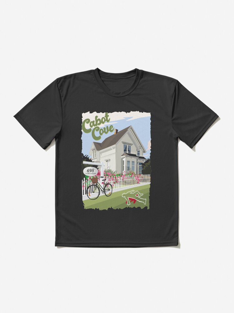 Imagen 2 de 7, Camiseta deportiva con la obra Cabot Cove, la casa de Jessica, diseñada y vendida por rampad1.