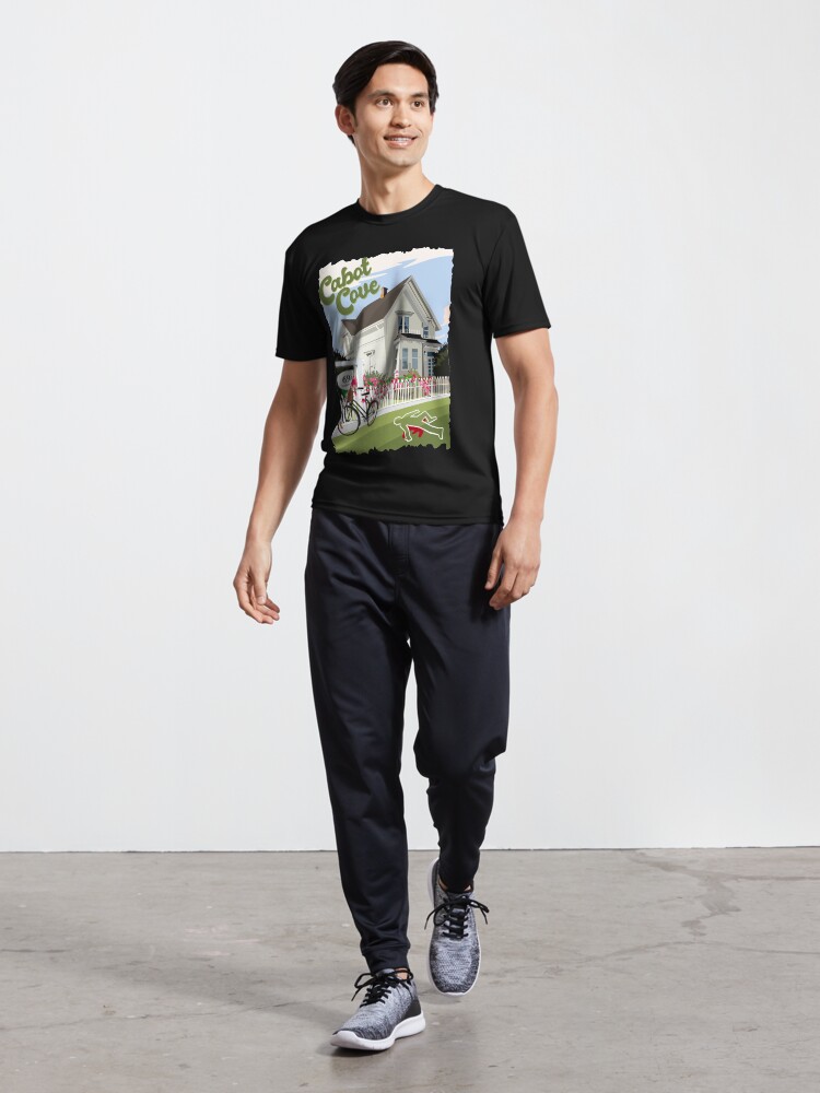 Imagen 5 de 7, Camiseta deportiva con la obra Cabot Cove, la casa de Jessica, diseñada y vendida por rampad1.