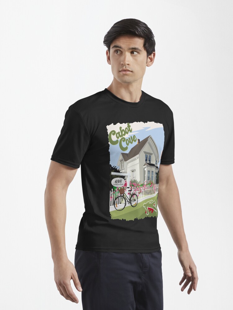 Imagen 3 de 7, Camiseta deportiva con la obra Cabot Cove, la casa de Jessica, diseñada y vendida por rampad1.
