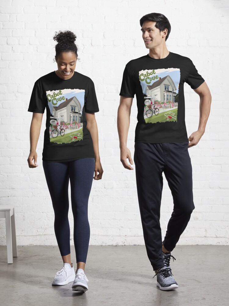Imagen 1 de 7, Camiseta deportiva con la obra Cabot Cove, la casa de Jessica, diseñada y vendida por rampad1.