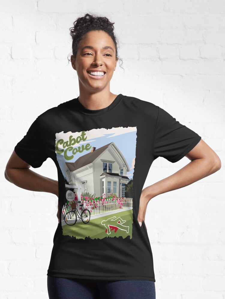 Imagen 6 de 7, Camiseta deportiva con la obra Cabot Cove, la casa de Jessica, diseñada y vendida por rampad1.