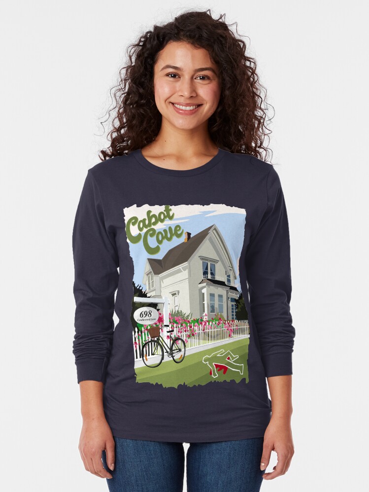 Imagen 2 de 5, Camiseta de manga larga con la obra Cabot Cove, la casa de Jessica, diseñada y vendida por rampad1.
