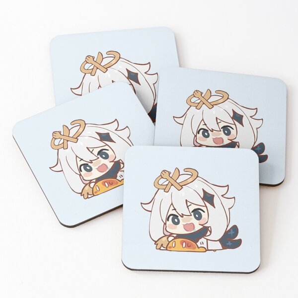 Item preview, Genshin Impact Paimon Chibi designed and sold by thePeachPit.