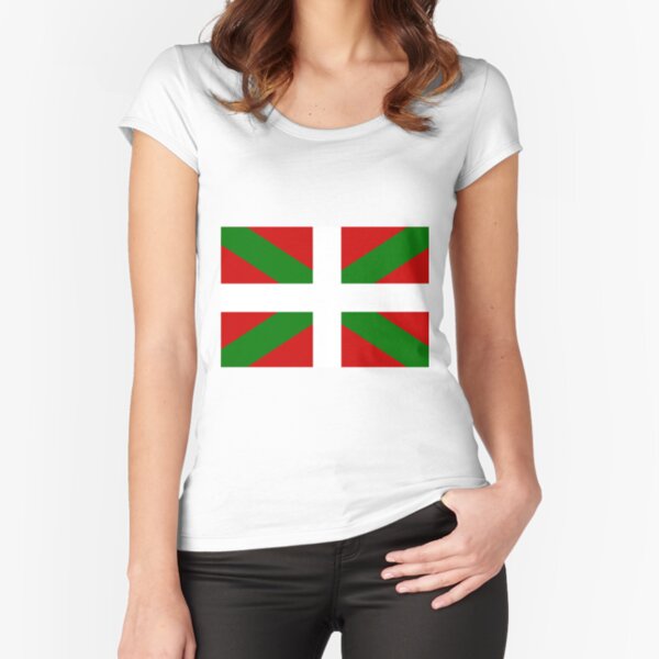 Basque Flag Fitted Scoop T-Shirt