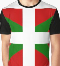 Camiseta gráfica Bandera vasca