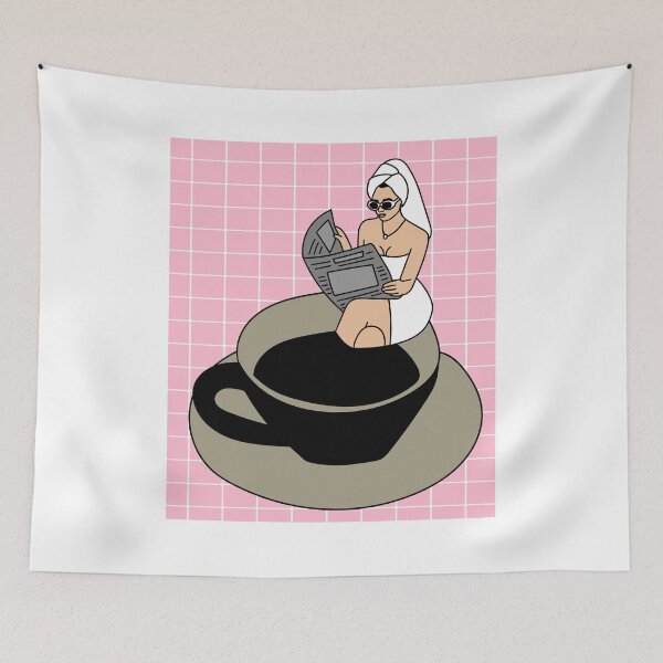 Item preview, Coffee Cup Bathing Drinking Crazy designed and sold by flofin.
