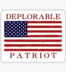 Deplorable Patriot Sticker