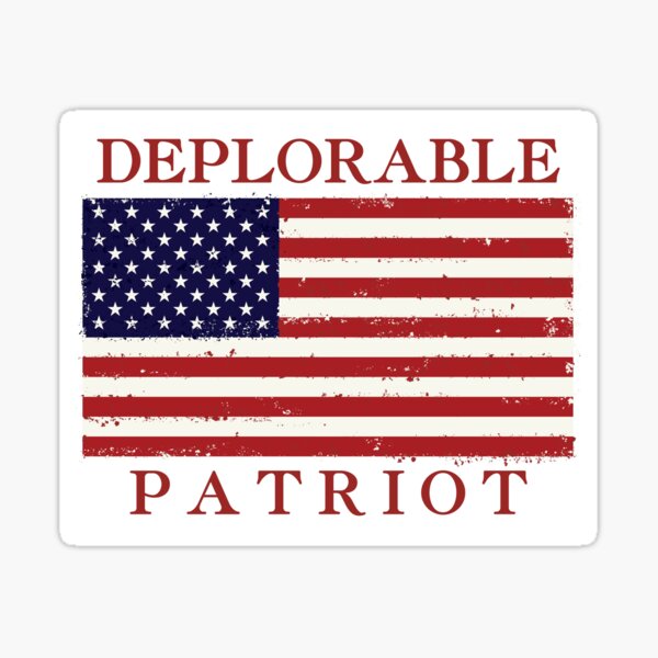 Deplorable Patriot Sticker