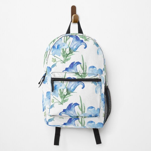 Aperçu de l'œuvre Aquarelle de fleur de campanule bleue cloche créée et vendue par DesignForGifts.