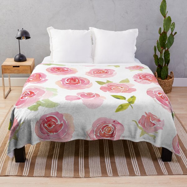Item preview, Rose pattern wallpaper, rose wallpaper designed and sold by Eunoia-ikigai.