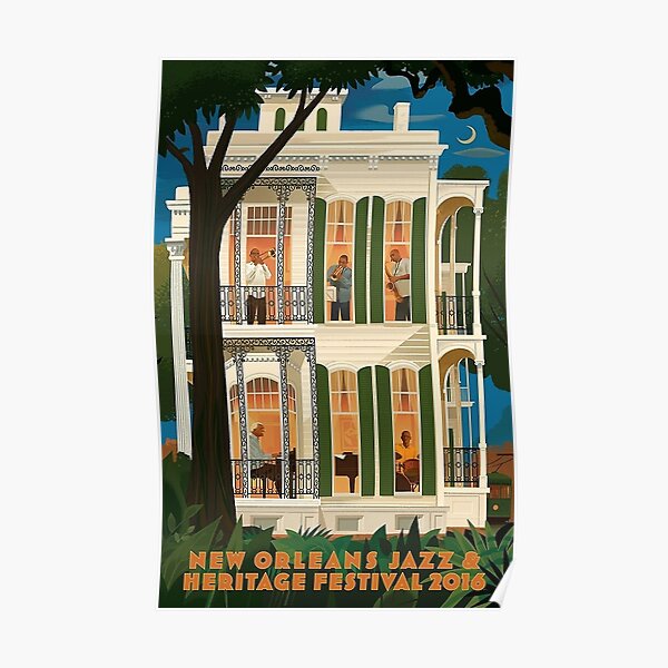 New Orleans Jazz- und Heritage-Festival 2016 Poster