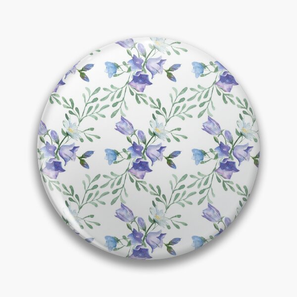 Item preview,  Blue Bell Campanula flower watercolor  designed and sold by DesignForGifts.