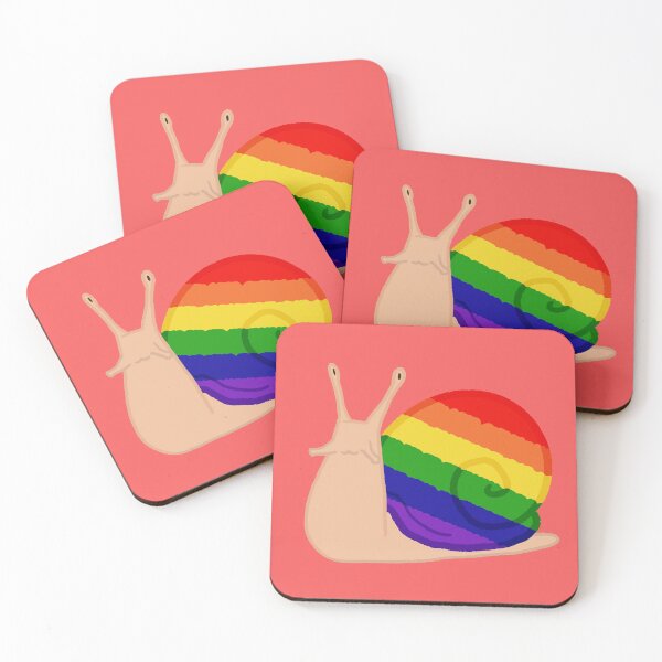 Item preview, Gay Pride Snail designed and sold by Psyren Says.