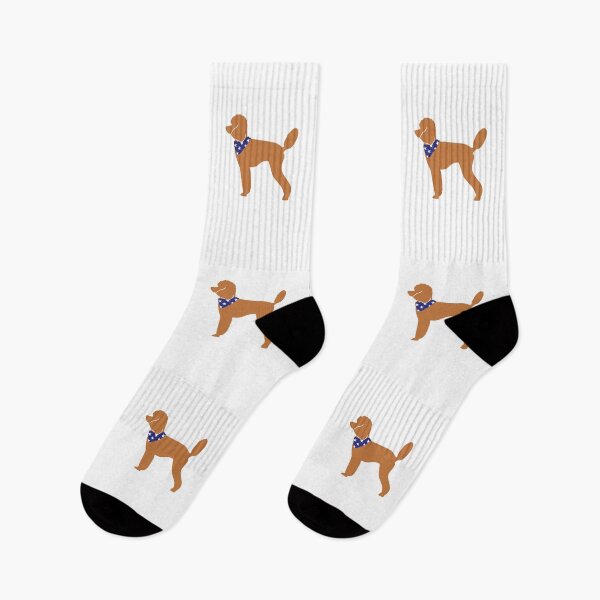 Item preview, Apricot Poodle with Star Bandana designed and sold by SmartPooch.