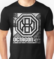 Camiseta ajustada Octagon MMA Press Logotipo