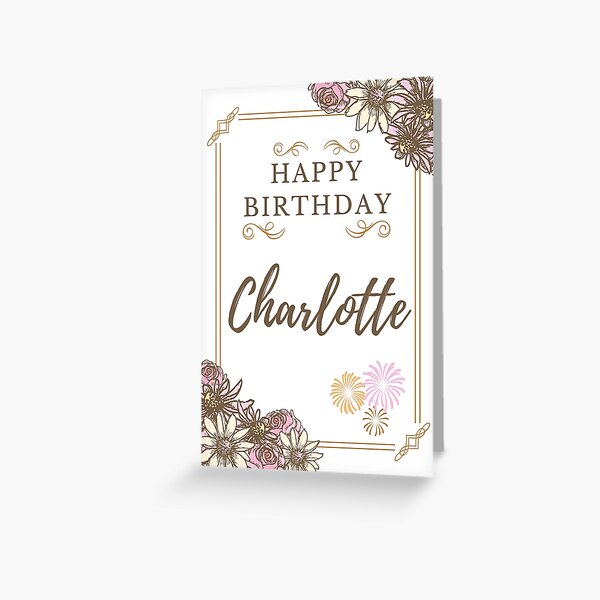 Charlotte Happy Birthday Gifts Merchandise Redbubble
