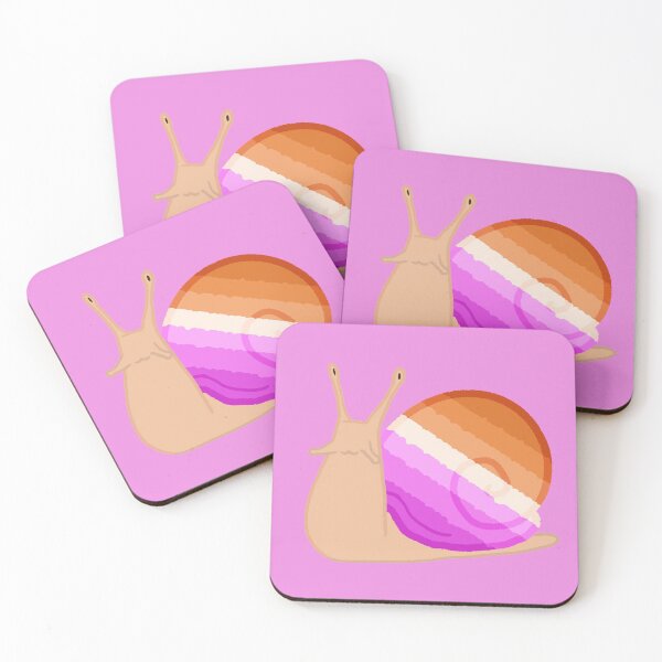 Item preview, Lesbian Pride Snail designed and sold by Psyren Says.