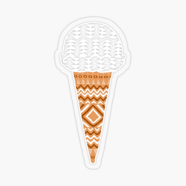 Desert Dessert Ice Cream Cone  Transparent Sticker