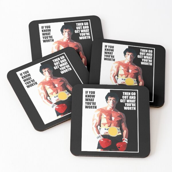 Item preview, Motivational Inspirational Quote |  If You Know What You're Worth Then Go Out And Get What You're Worth | Gym Workout Boxing Training designed and sold by Jangar.