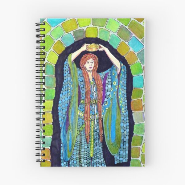 Aperçu de l'œuvre 569 - ELLEN TERRY COMME LADY MACBETH - DAVE EDWARDS - CRAYONS DE COULEUR - 2021 créée et vendue par BLYTHART.