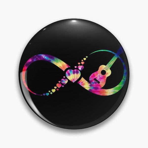 Item preview, Guitar Infinity tie dye designed and sold by loveislovestore.