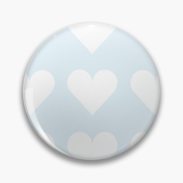 Item preview, Large WHITE & PALE BLUE LOVE HEARTS designed and sold by RachelMacht.