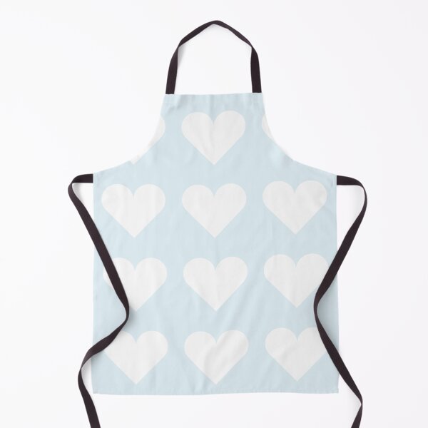 Item preview, Large WHITE & PALE BLUE LOVE HEARTS designed and sold by RachelMacht.
