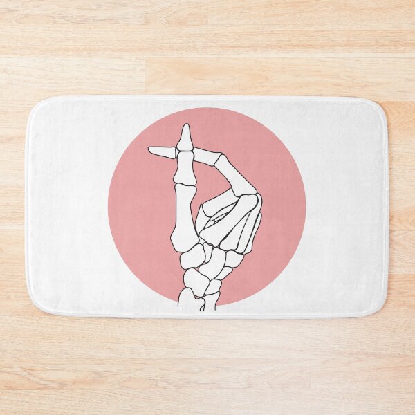 Item preview, Skeleton hand heart gesture designed and sold by sophieklen.