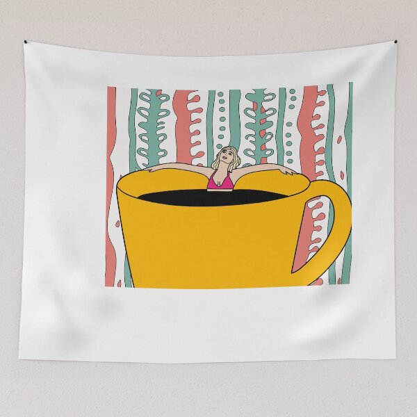 Item preview, Coffee Cup Bathing Drinking Crazy designed and sold by flofin.