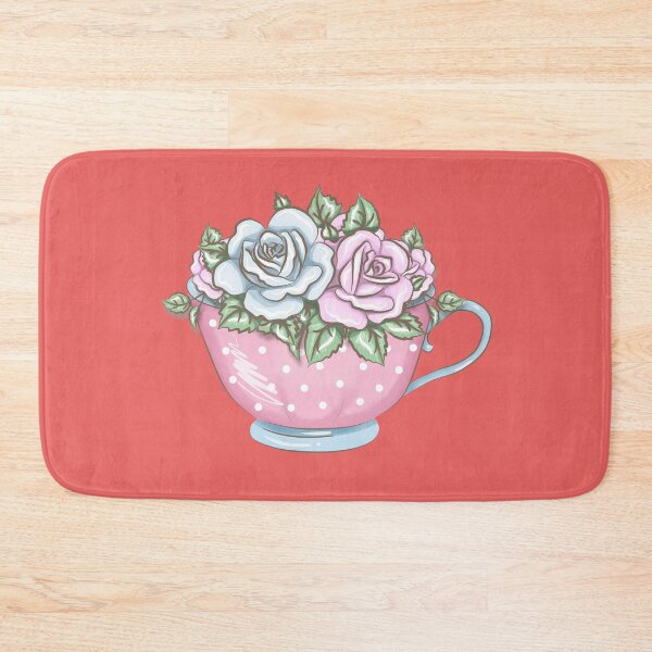 Item preview, Pink Watercolor Tea Pot With Flowers- Tea Party designed and sold by NewTrendings.