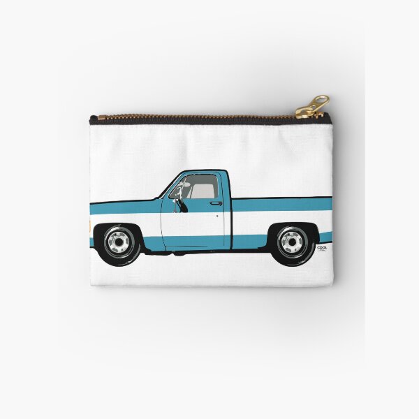 Artikelvorschau, 70er Jahre hellblauer & weißer Side C Truck entworfen und verkauft von CoolRide.