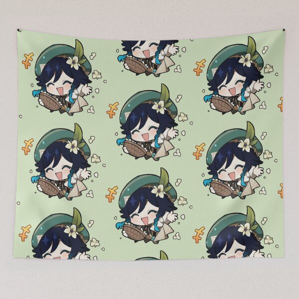 Item preview, Genshin Impact Venti Chibi designed and sold by thePeachPit.
