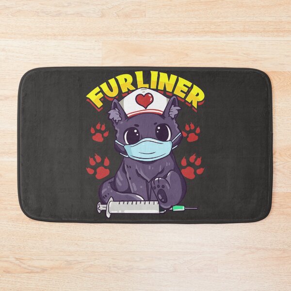 Item preview, Nurse Essential Frontline Hero A Cat Lover Nurse Furliner designed and sold by BampiQ.