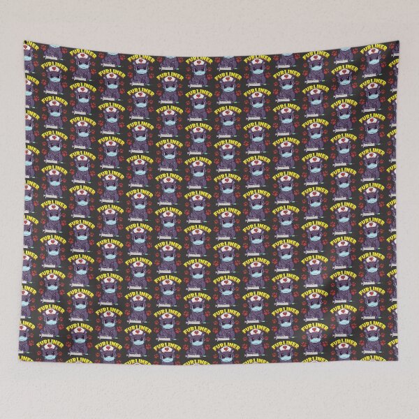 Item preview, Nurse Essential Frontline Hero A Cat Lover Nurse Furliner designed and sold by BampiQ.