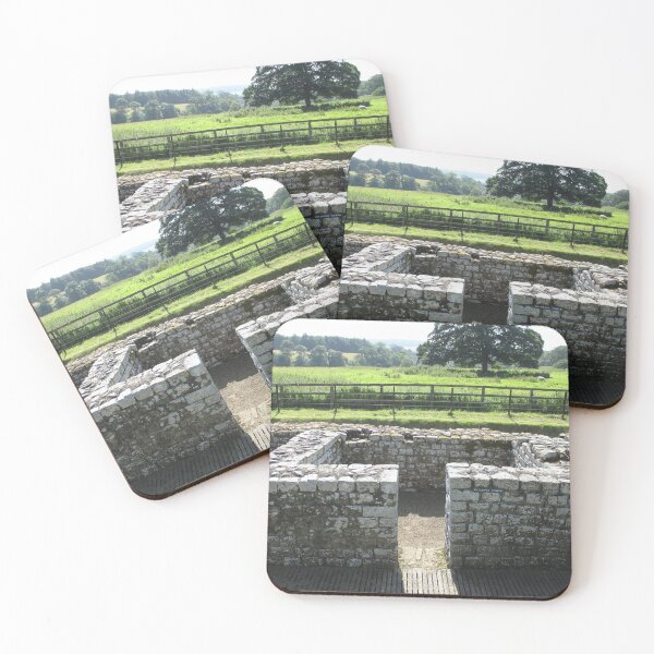 M.I. #124 |☼| INTERVAL TOWER (Hadrian's Wall) Coasters (Set of 4)