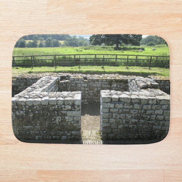 M.I. #124 |☼| INTERVAL TOWER (Hadrian's Wall) Bath Mat