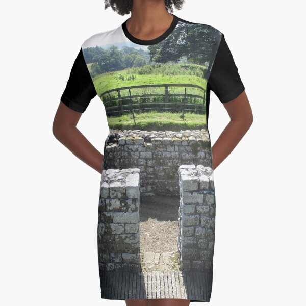 M.I. #124 |☼| INTERVAL TOWER (Hadrian's Wall) Graphic T-Shirt Dress