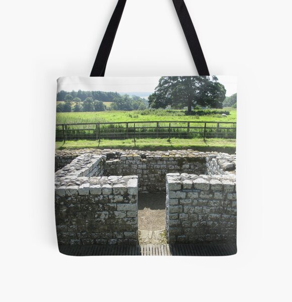 M.I. #124 |☼| INTERVAL TOWER (Hadrian's Wall) All Over Print Tote Bag
