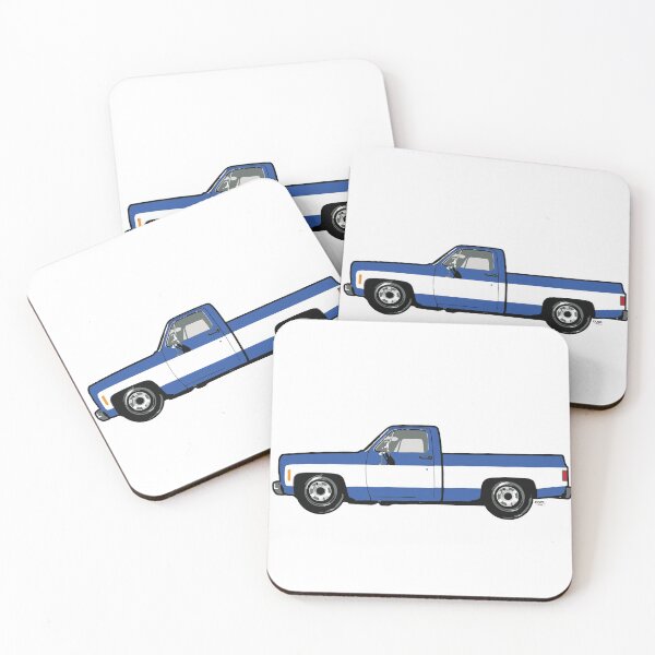 Item preview, 70s Blue & White Side C Truck designed and sold by CoolRide.