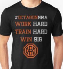 Camiseta ajustada Octagon MMA Hashtag Logotipo