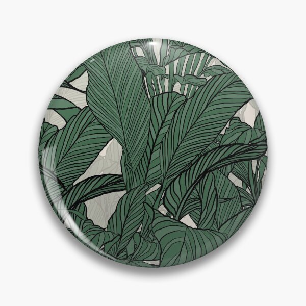 Item preview, Modern Green foliage plant Botanical design designed and sold by InovArtS.