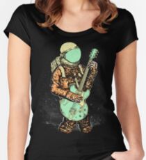 alone in my space Women's Fitted Scoop T-Shirt